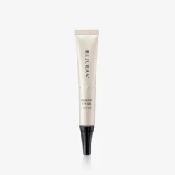 Tube of REJURAN Healing Eye Gel with a black applicator cap, standing upright against a light background.