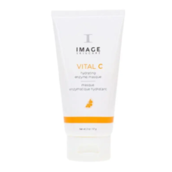 Tube of IMAGE Skincare Vital-C Hydrating Enzyme Masque with an orange band