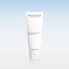 White Instytutum skincare tube (Adaptogel Cleanser) standing upright against a pale blue gradient background, product shot intended for a cleanser.