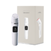 White Artistry Derma-Architect skincare device with a black display panel, shown beside its beige packaging box featuring the product image.