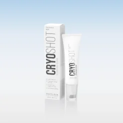 Hydrating serum box and tube displayed on a glossy surface with a pale blue gradient background.
