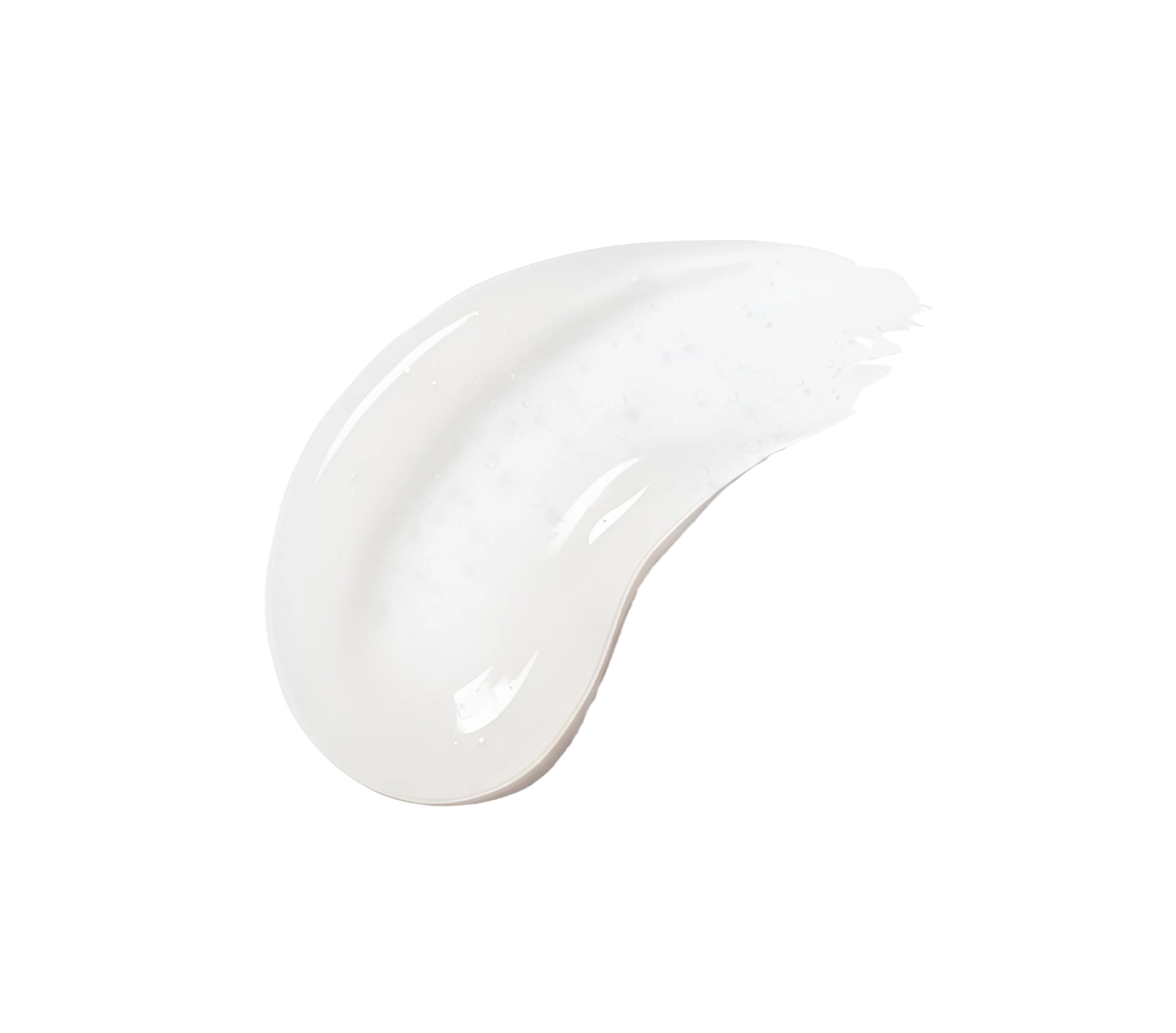 Close-up of a glossy white curved ceramic plate with water droplets on its surface against a white background.