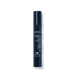 Dark blue cylindrical bottle of Image Skincare Ageless+ Retinol Overnight Masque with 0.5% retinol complex on a white background.