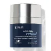 Dark blue Timage Skincare jar labeled 'AGELESS+ retinol' with a silver cap and white text on the front, 1.7 oz/50 g container