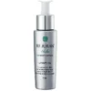 Silver pump bottle labeled REJURAN Healer Turnover Ampoule with a teal logo, a 10 mL container for skincare.